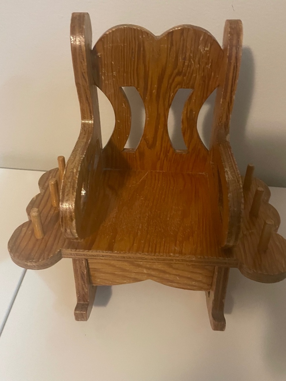 Antique sewing thread holder